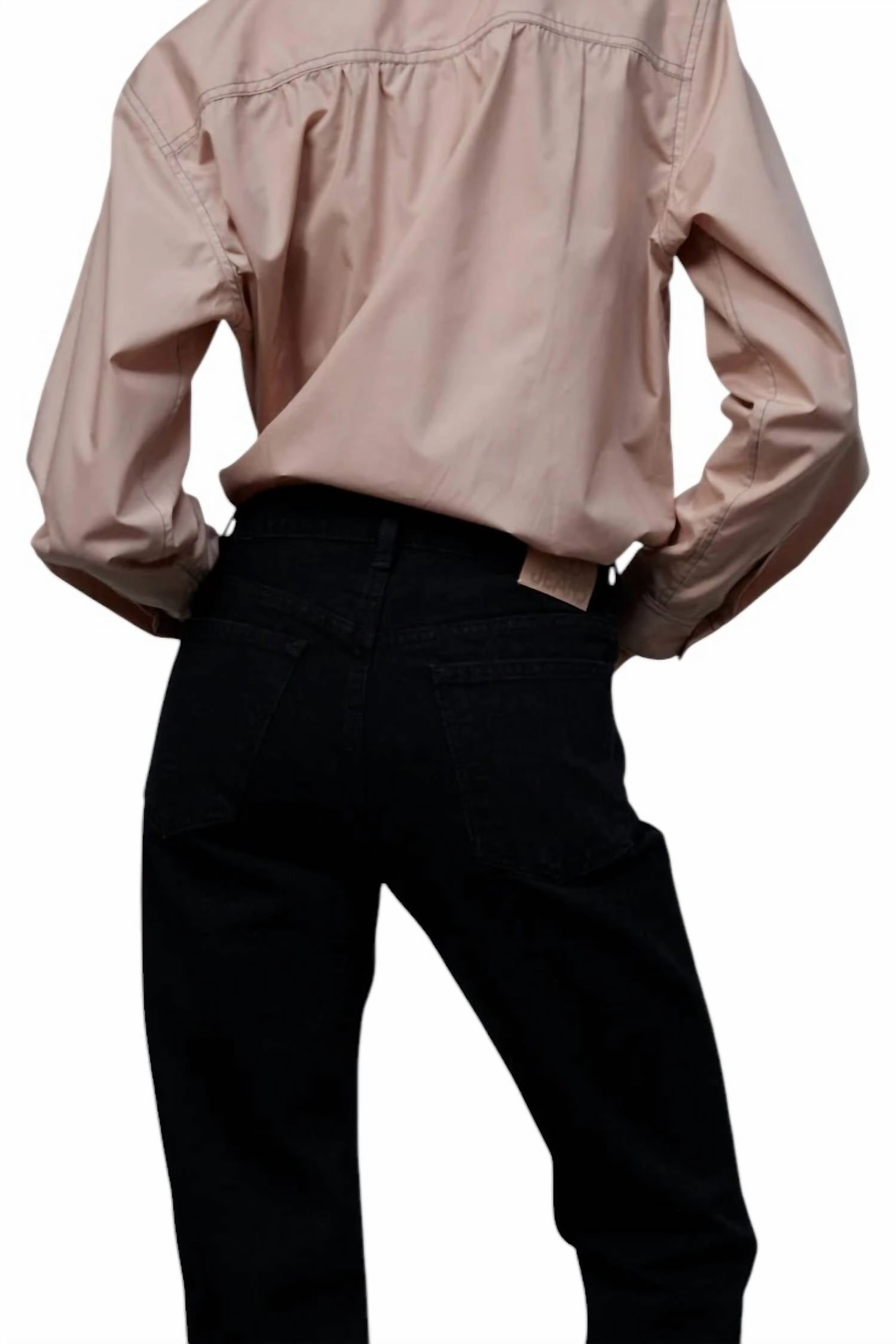 Brit Jeans In Black Rinse Wash