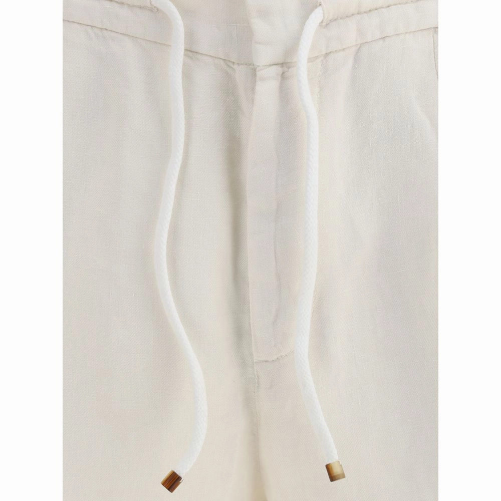 Brunello Cucinelli Linen Dyed Men's Shorts