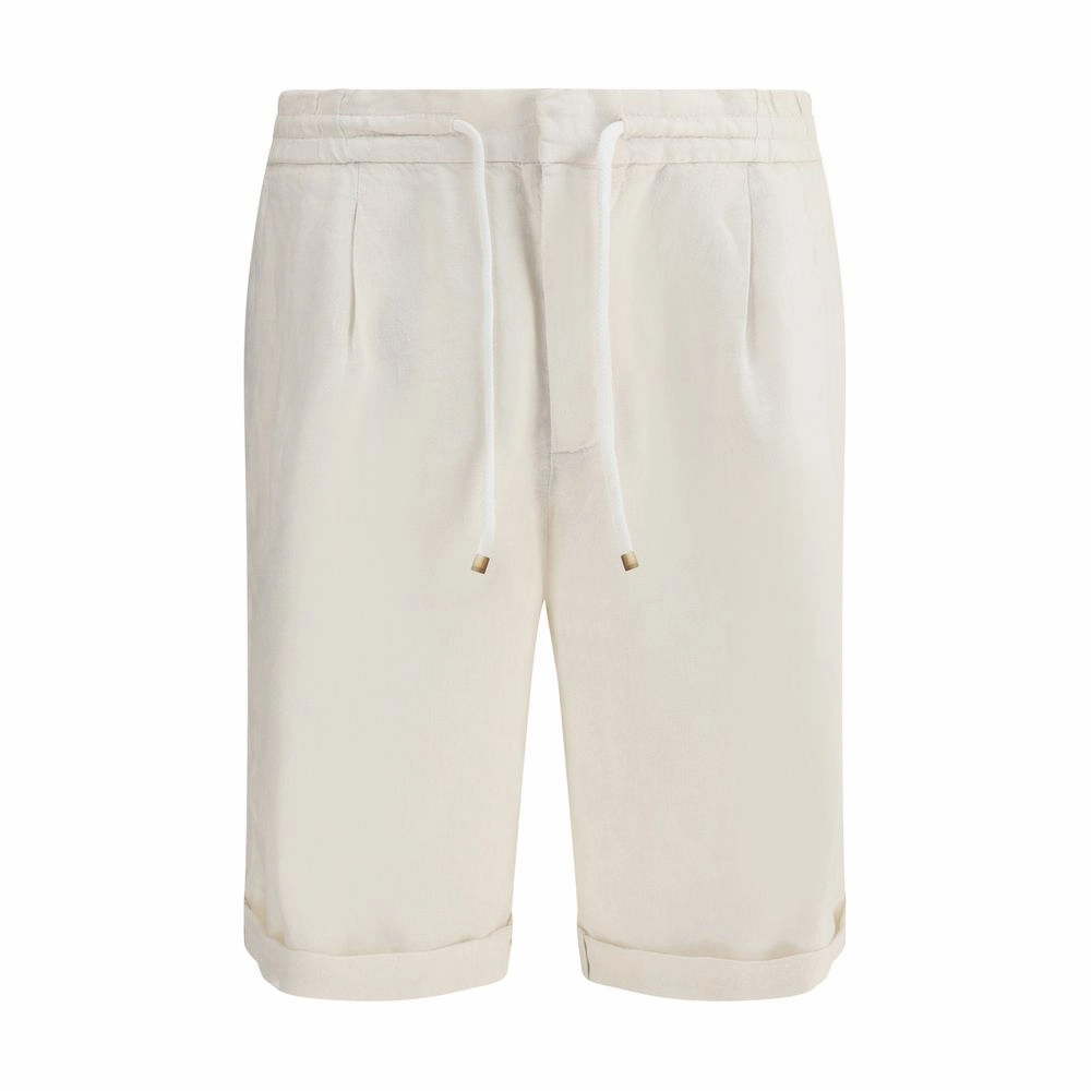 Brunello Cucinelli Linen Dyed Men's Shorts