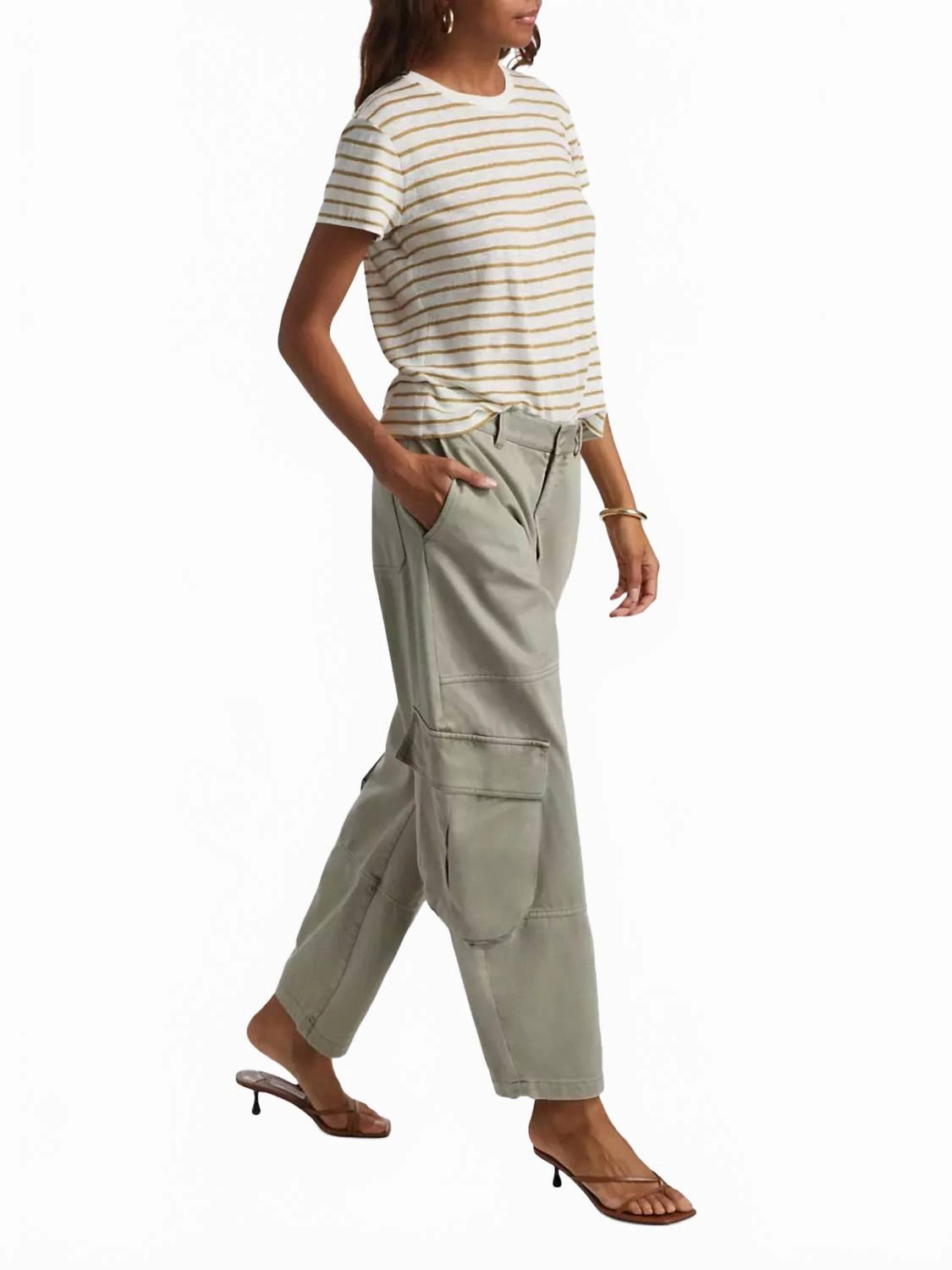 Bubble Cargo Pants In Rosemary