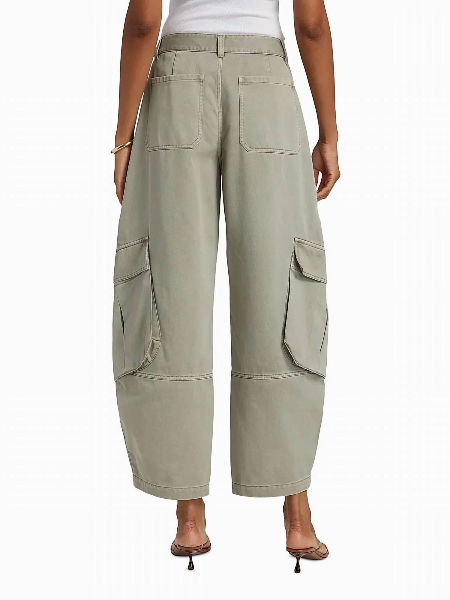 Bubble Cargo Pants In Rosemary