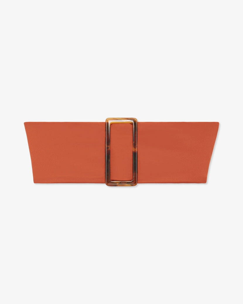 Buckle Bandeau Bikini Top