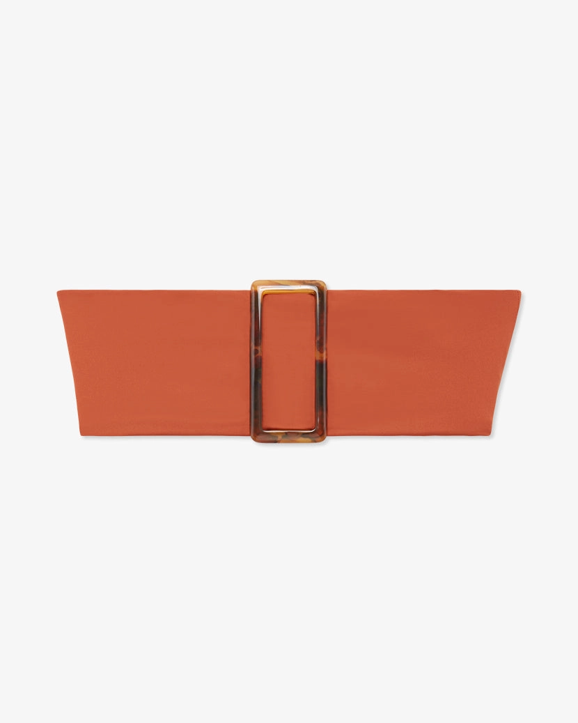 Buckle Bandeau Bikini Top