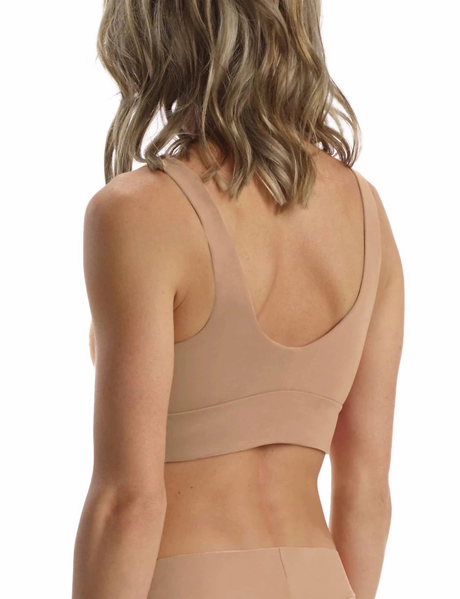 Butter Comfy Bralette In Beige
