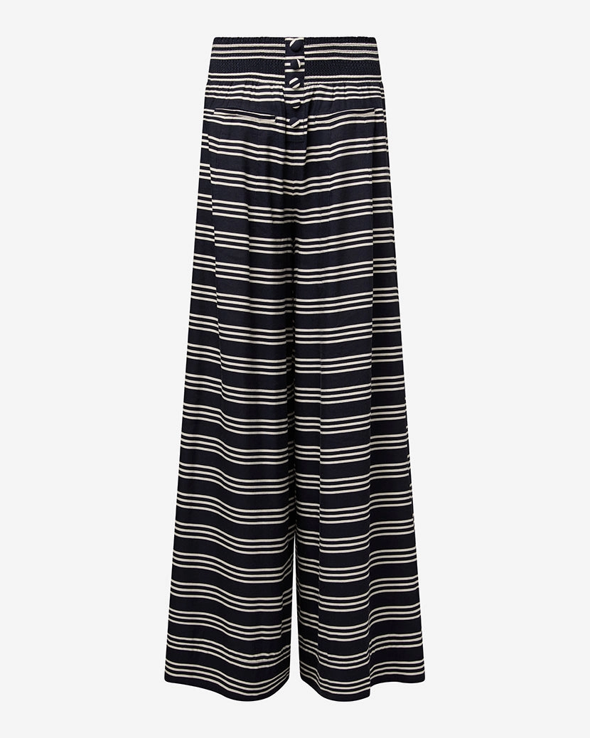 Button Front Palazzo Pant