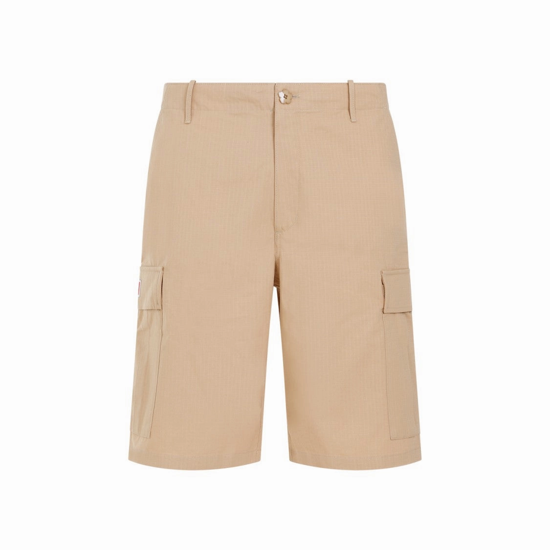 Camel Cotton Workwear Shorts