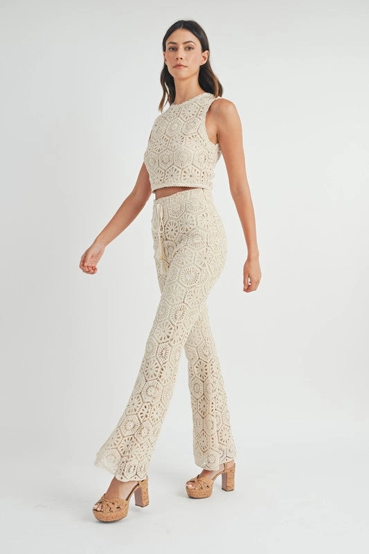Cape May Crochet Lace Crop Top