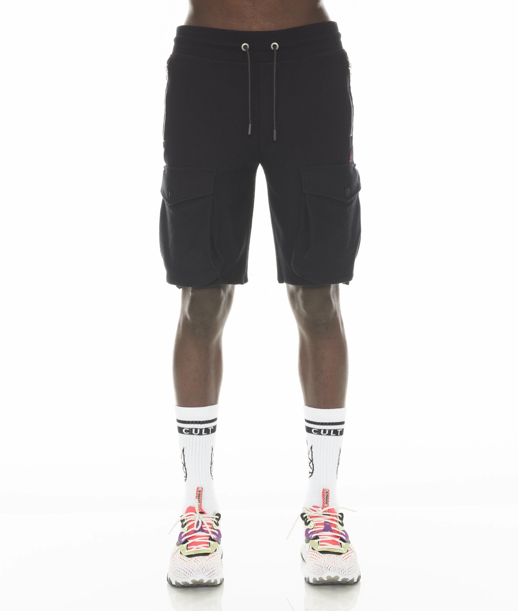 CARGO SWEATSHORT IN BLACK