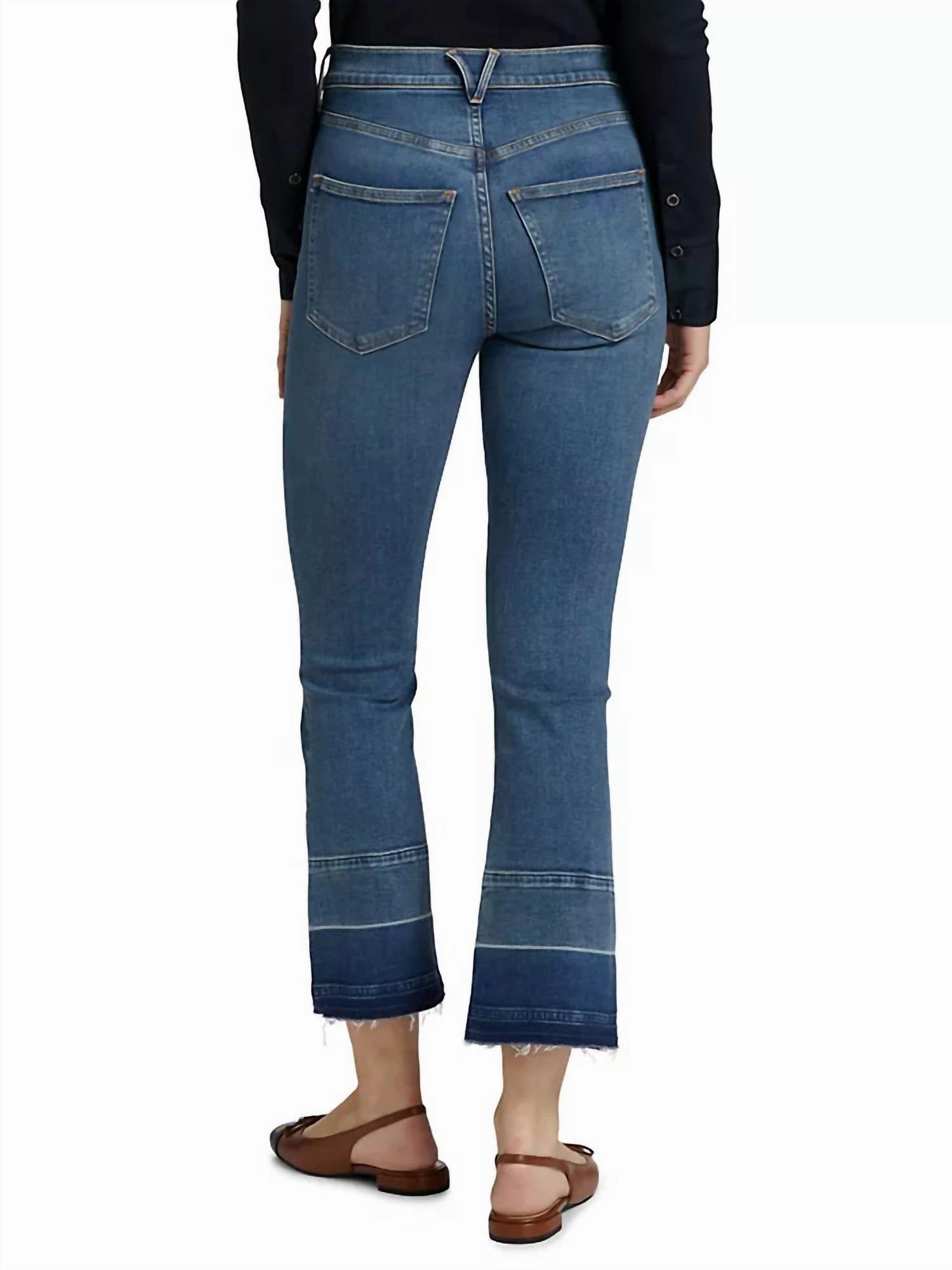 Carolina Ankle High Rise Jeans In Bandit Beam