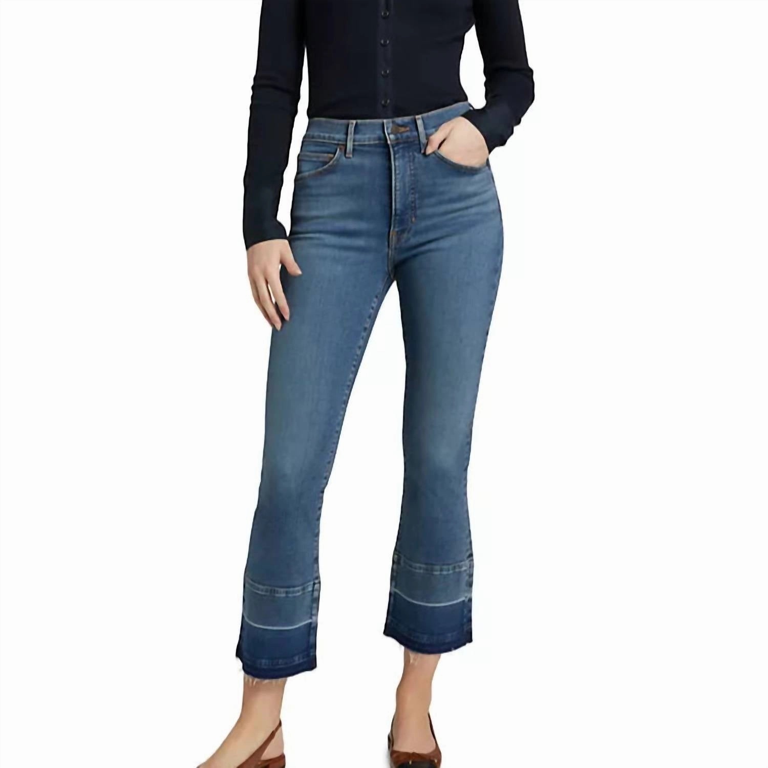 Carolina Ankle High Rise Jeans In Bandit Beam