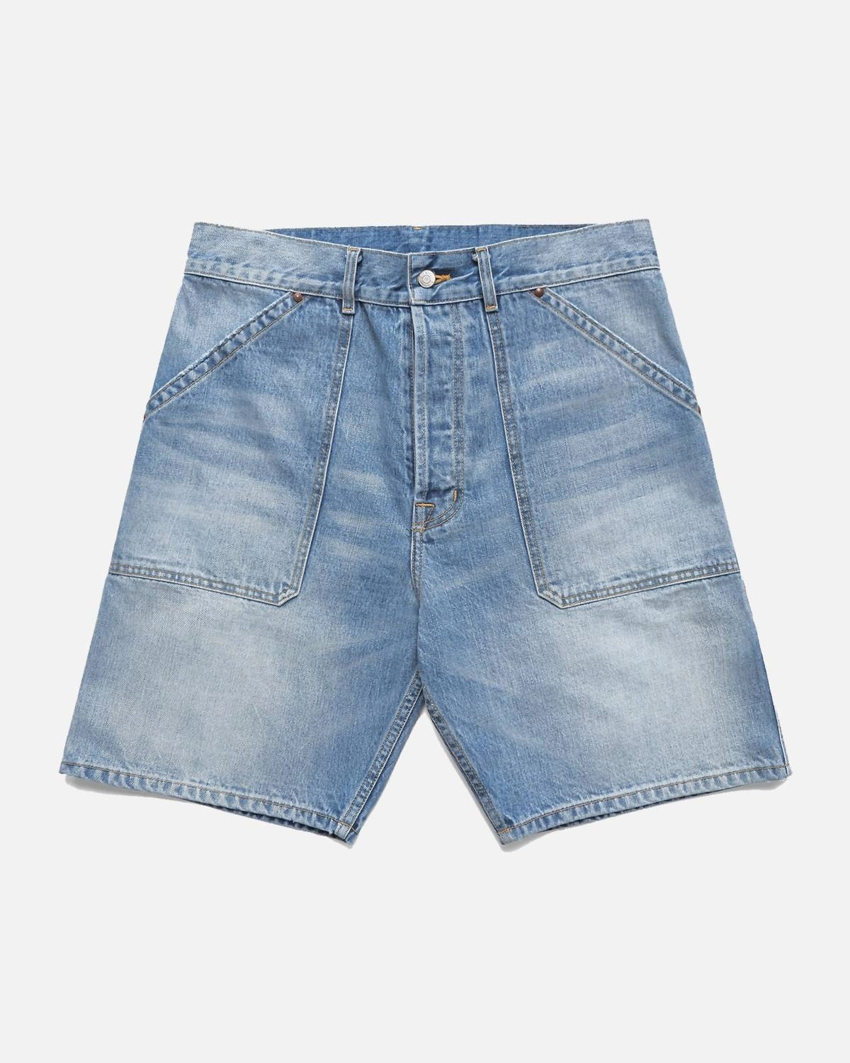 Carpenter Shorts In Indigo Wash