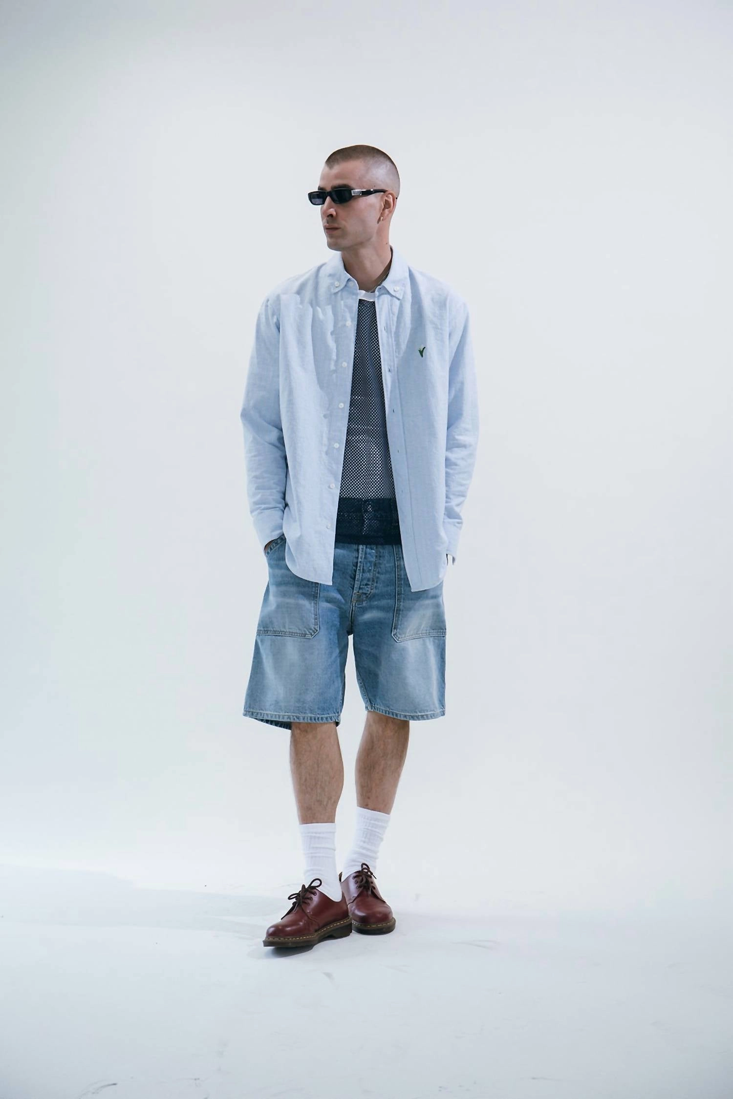 Carpenter Shorts In Indigo Wash