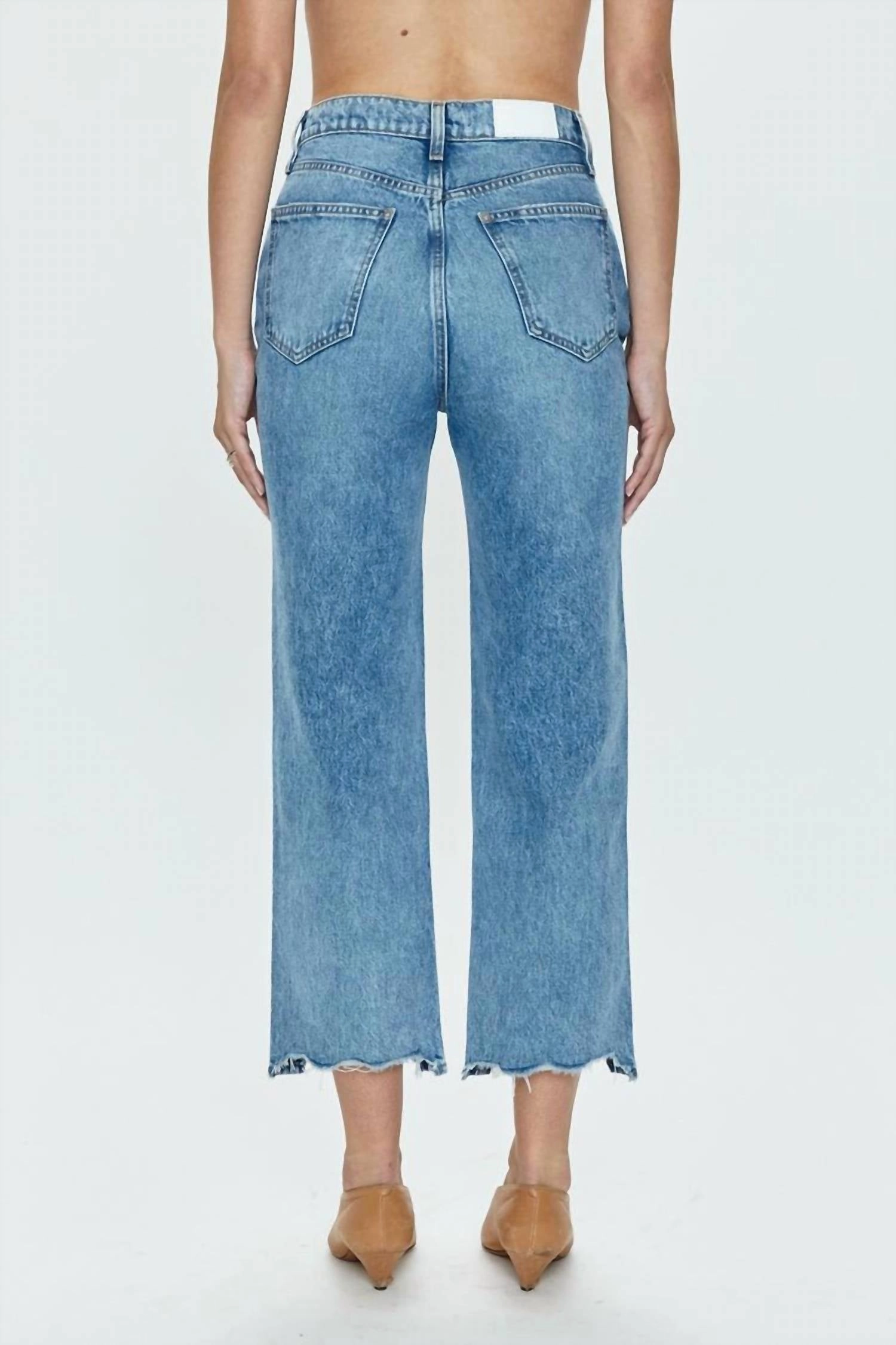Cassie Super High Rise Crop Jeans In Fairside Vintage