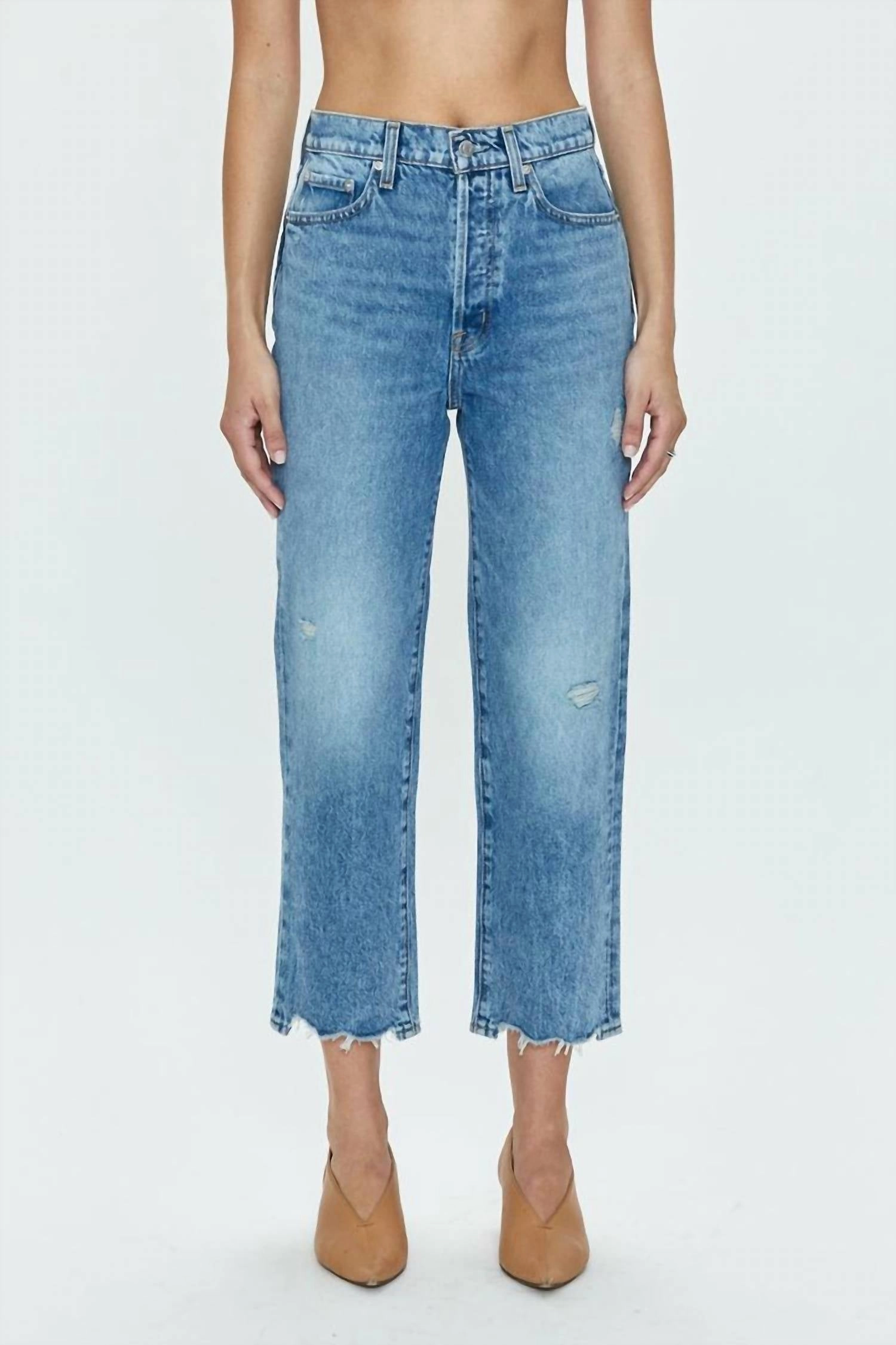 Cassie Super High Rise Crop Jeans In Fairside Vintage