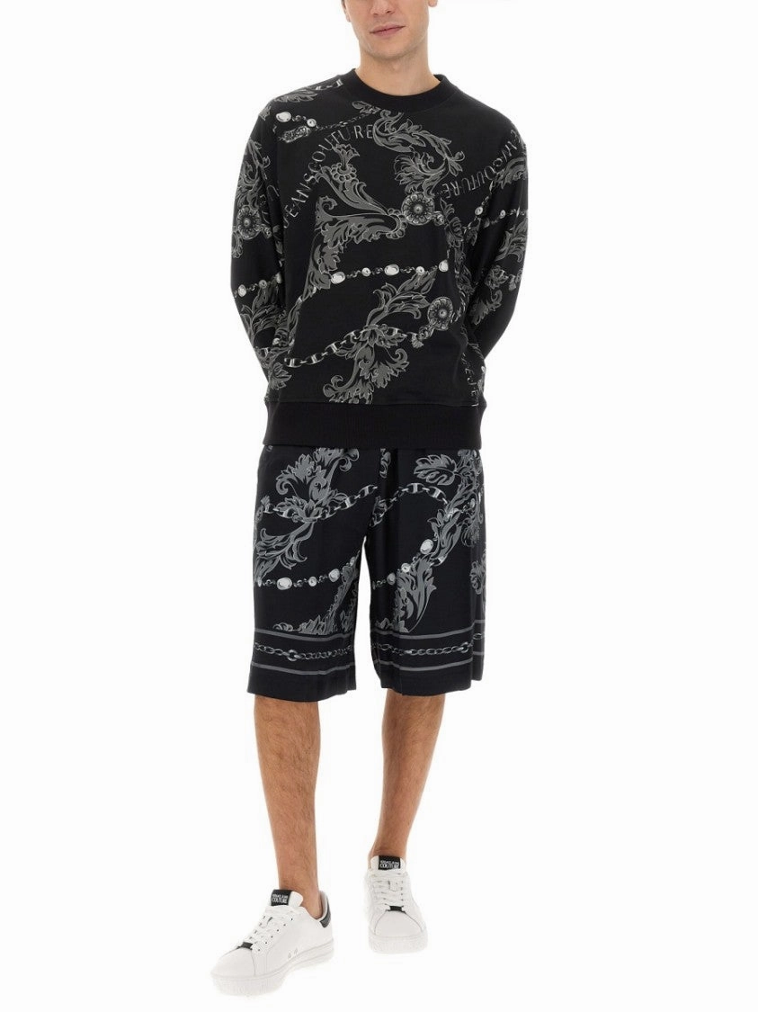 Chain Couture Bermuda Shorts