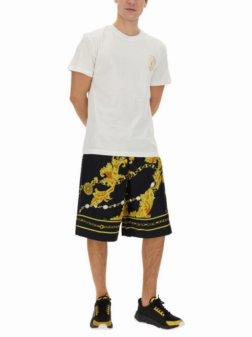 Chain Couture Bermuda Shorts