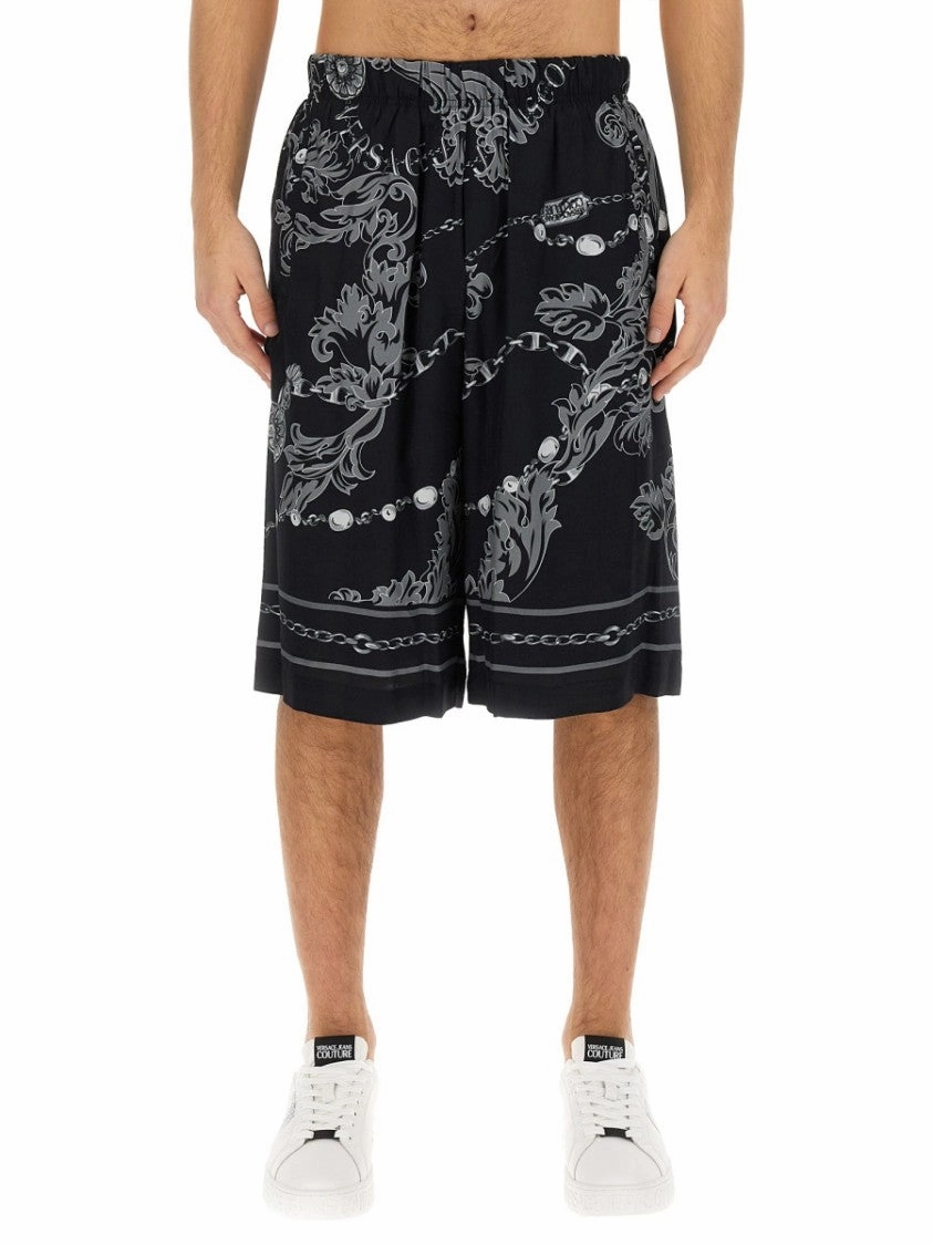 Chain Couture Bermuda Shorts