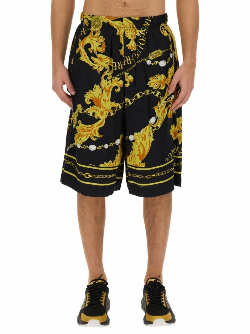 Chain Couture Bermuda Shorts