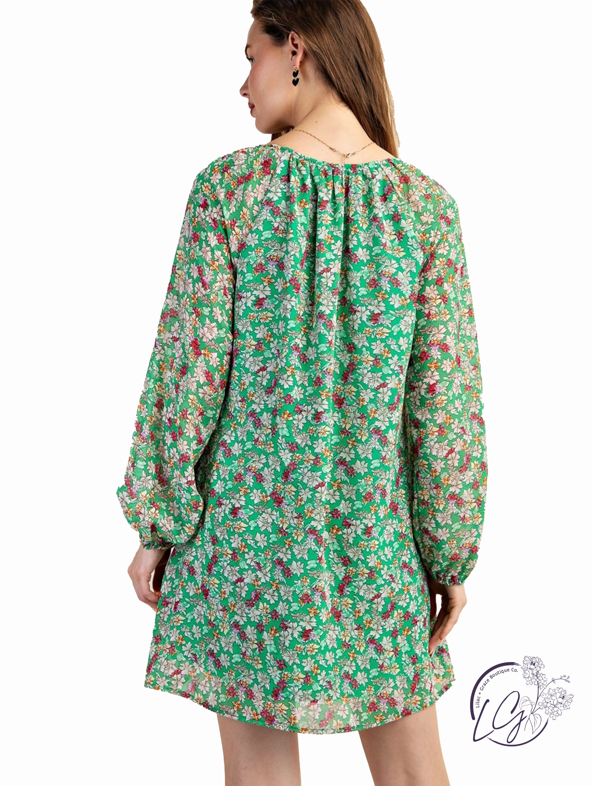 Chasing Sunsets Long Sleeve Dress