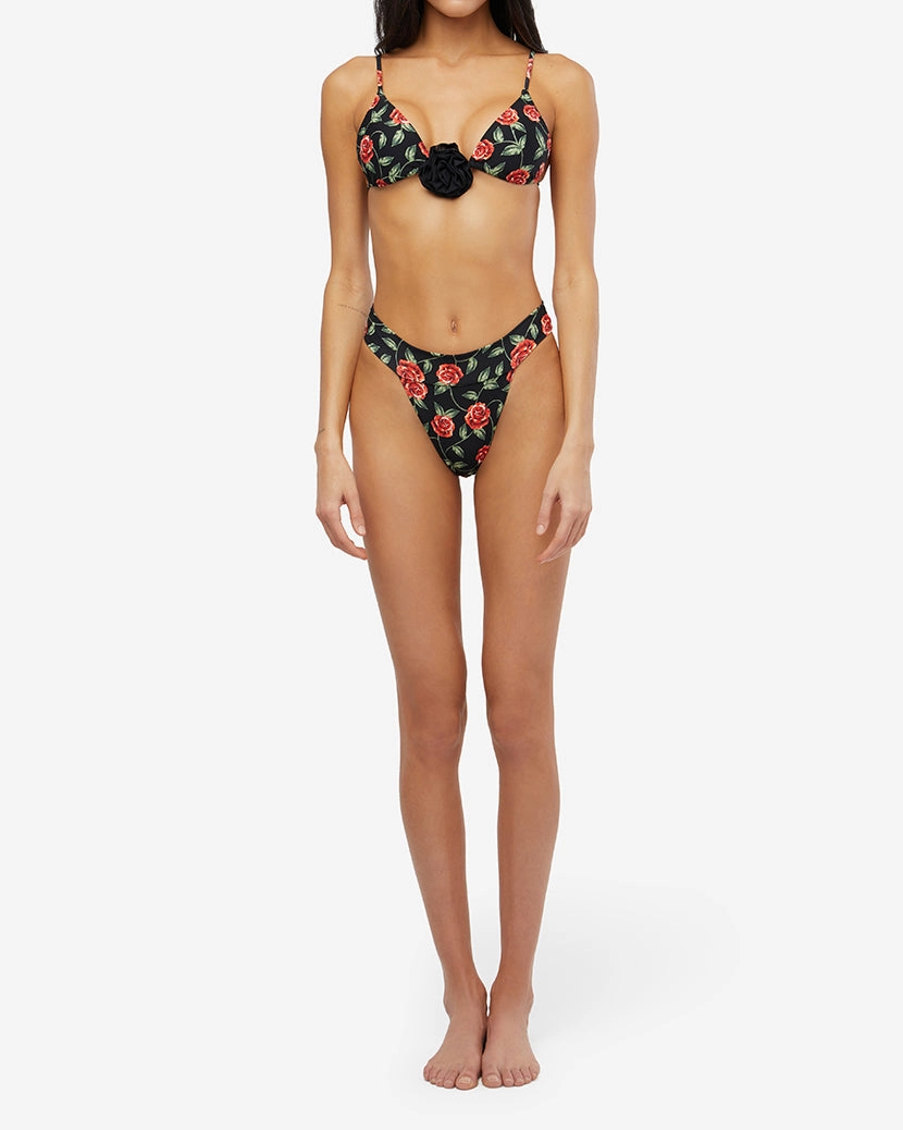 Cheeky High Leg Bikini Bottom