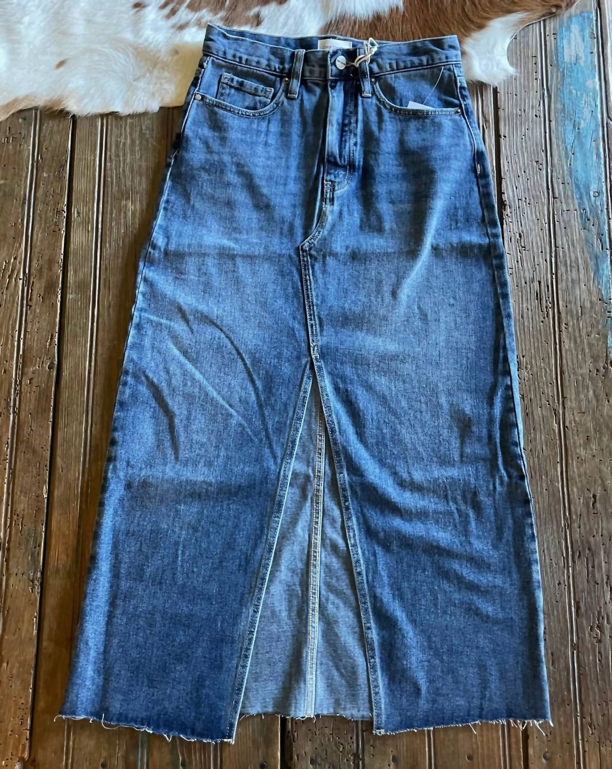 Cibola Denim Skirt In Blue