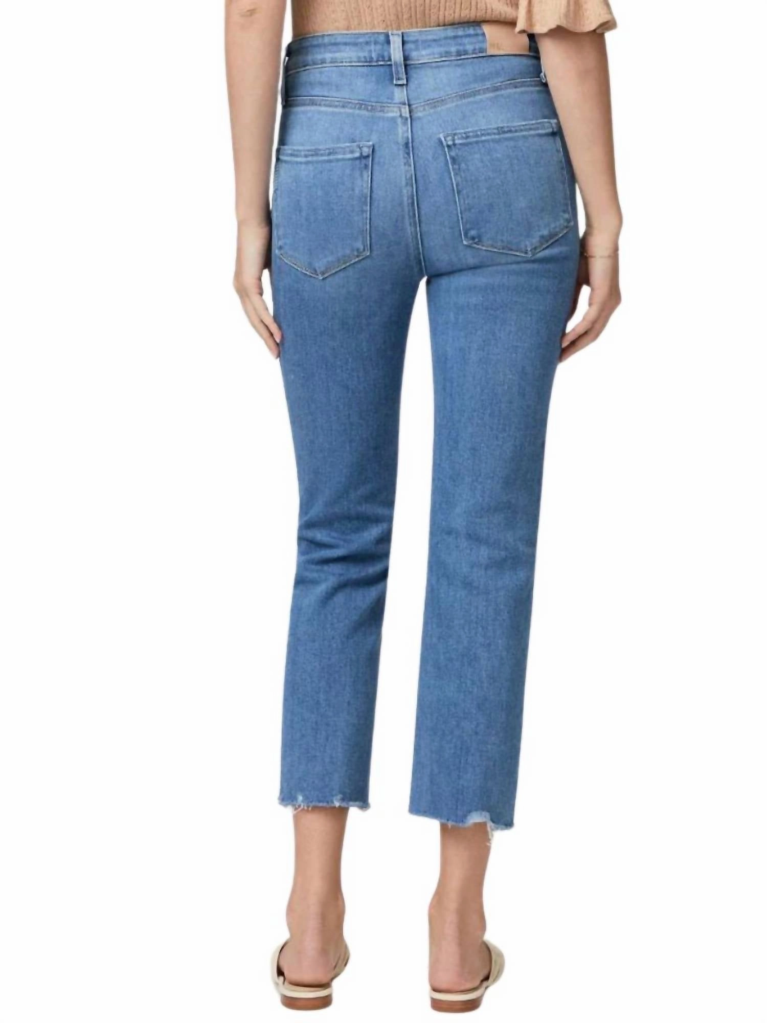 Cindy Crop Jeans In Darling