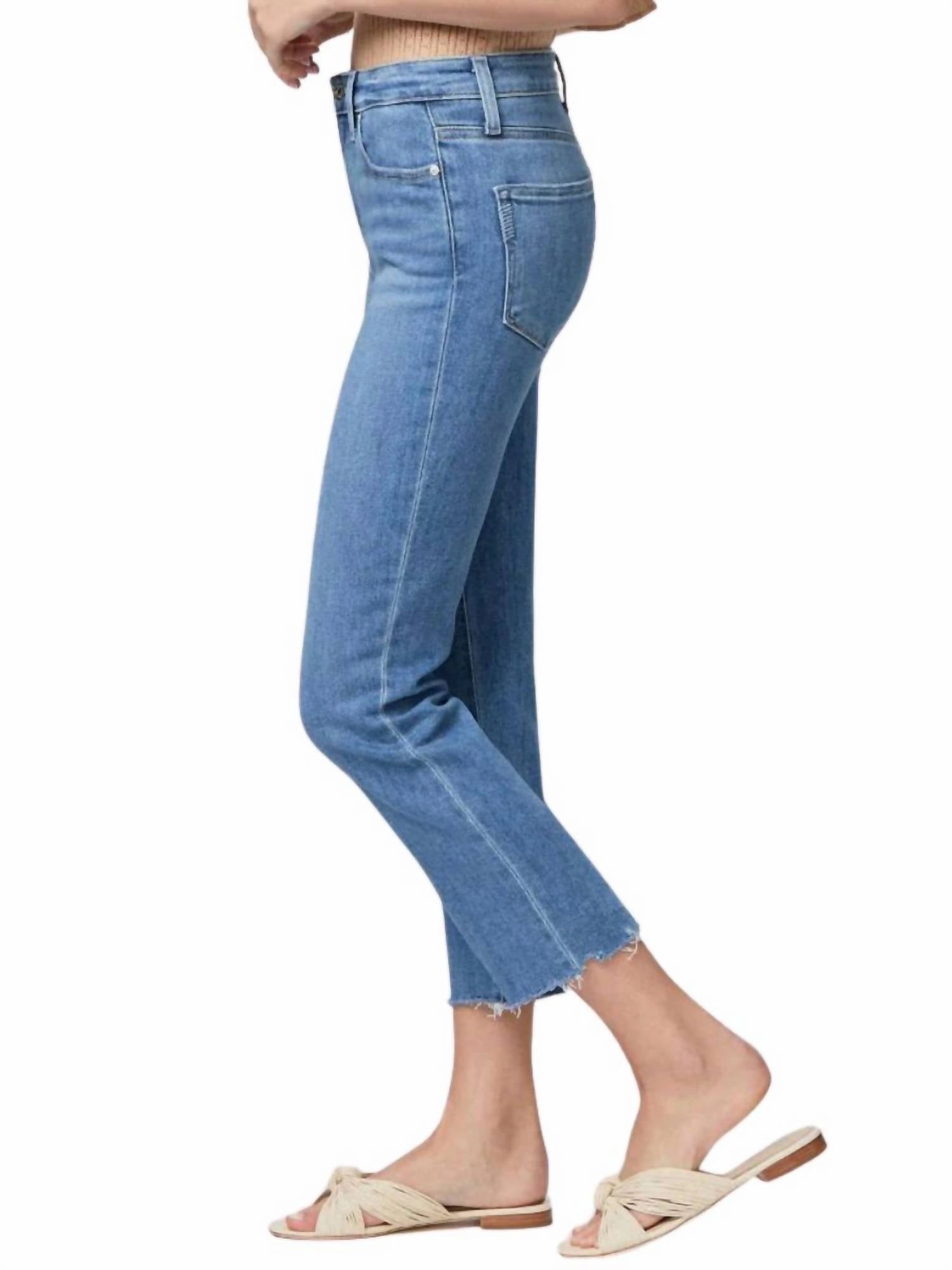 Cindy Crop Jeans In Darling