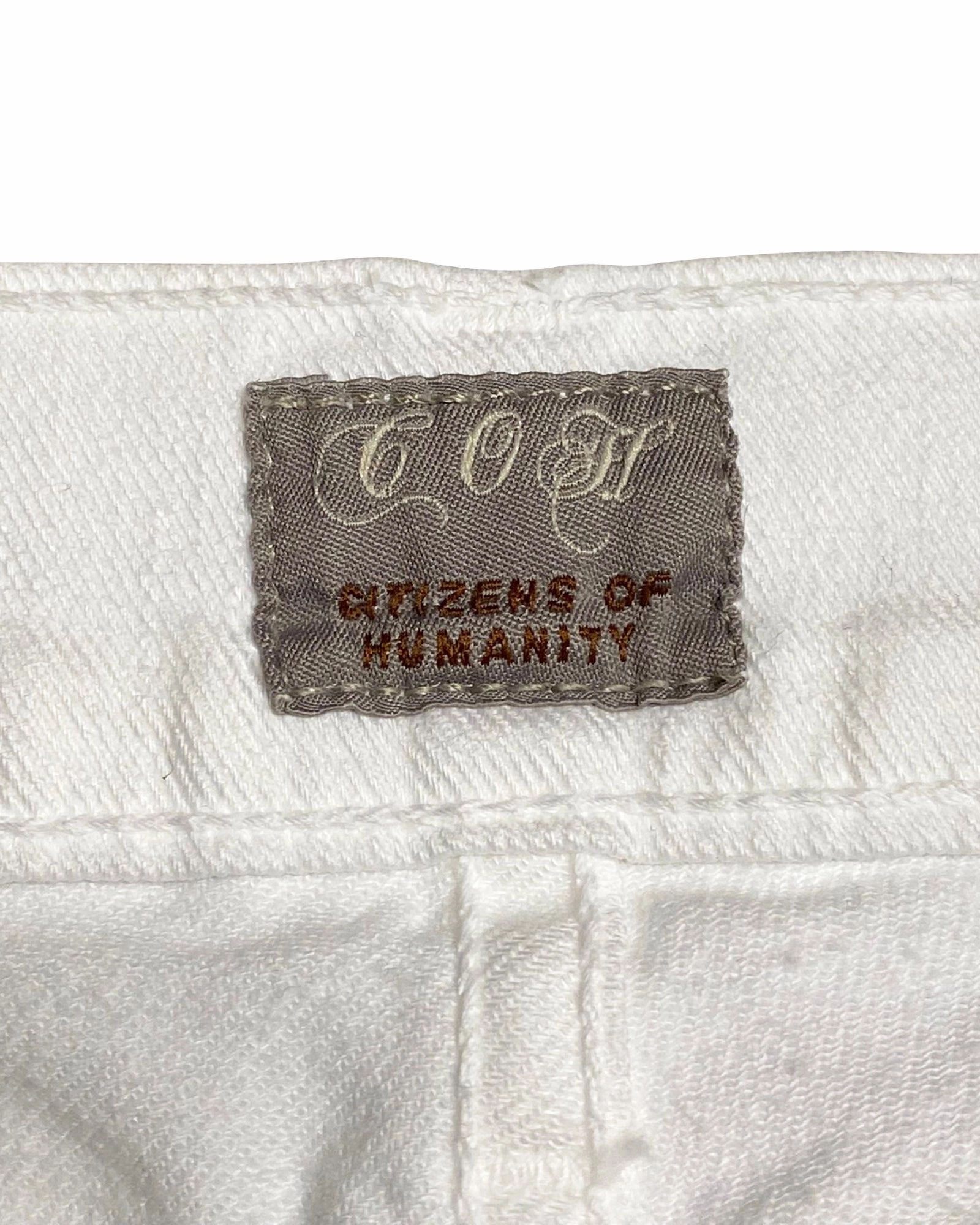 Citizens of Humanity Classic Jeans in White Cotton