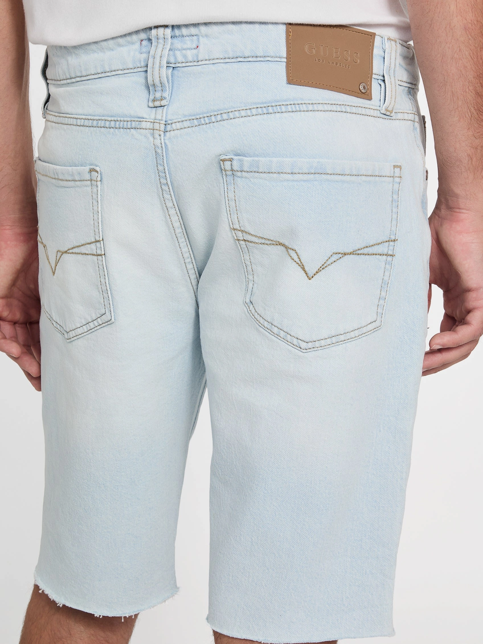 Clarke Destroyed Denim Shorts