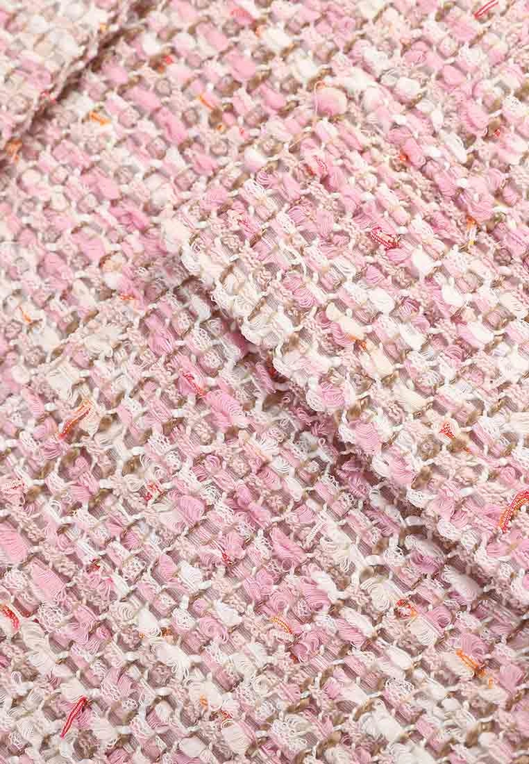 Classic pink tweed jacket