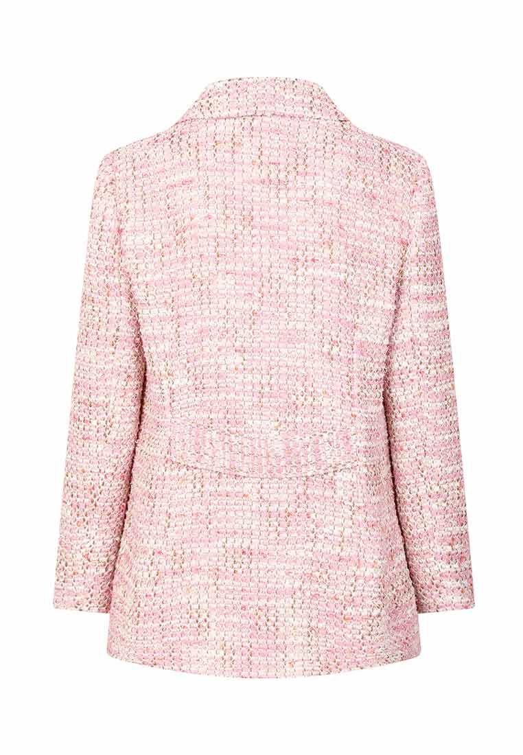 Classic pink tweed jacket