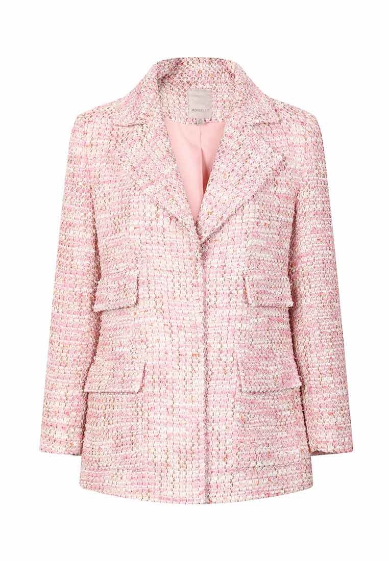 Classic pink tweed jacket