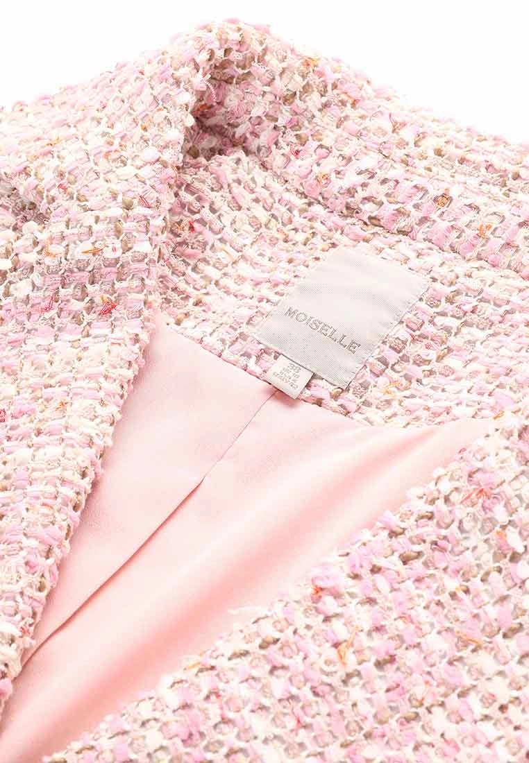 Classic pink tweed jacket