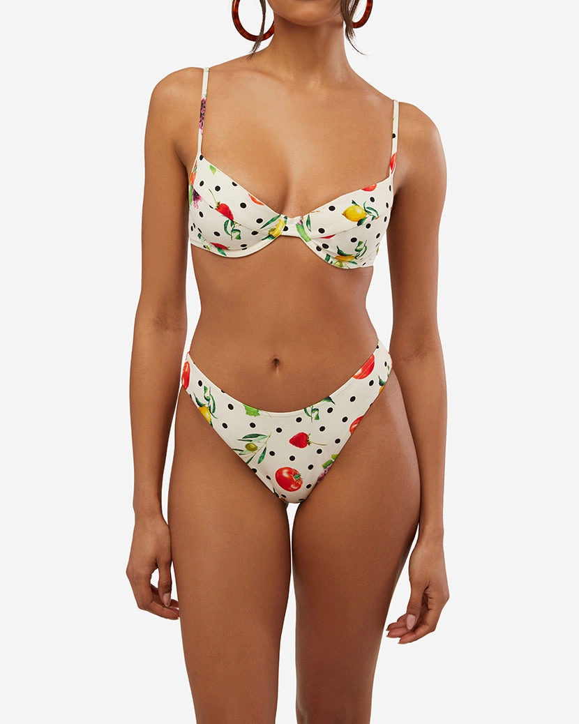 Classic Scoop Fruits Bikini Bottom