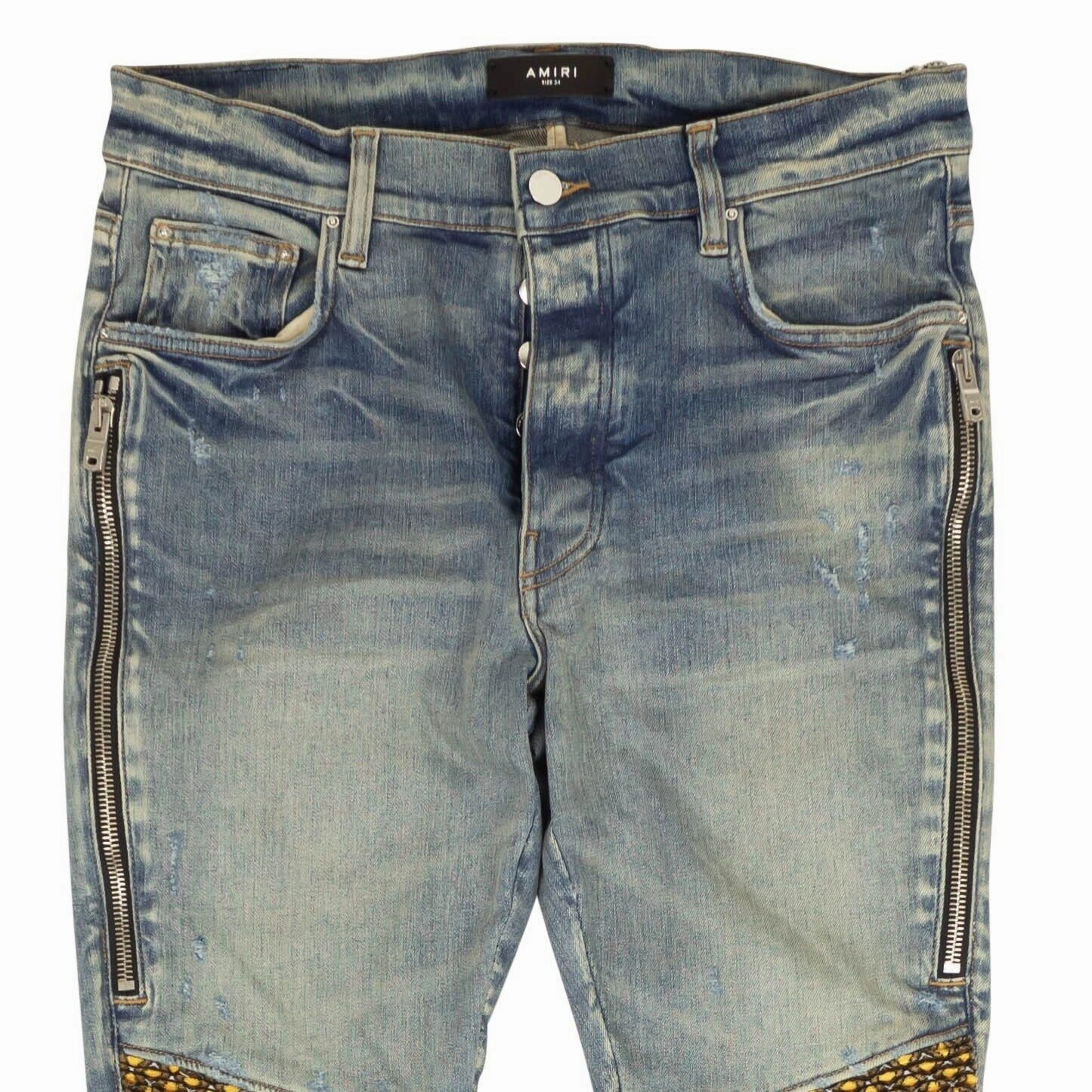 Clay Indigo Cotton Velvet PJ MX2 Skinny Jeans