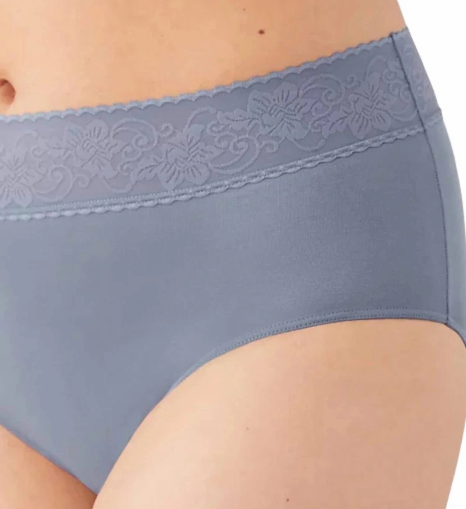 Comfort Touch Brief Panty In Folkstone Gray