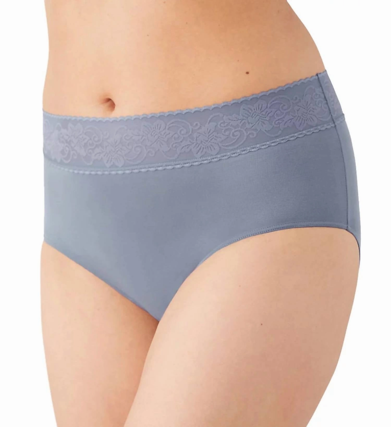 Comfort Touch Brief Panty In Folkstone Gray