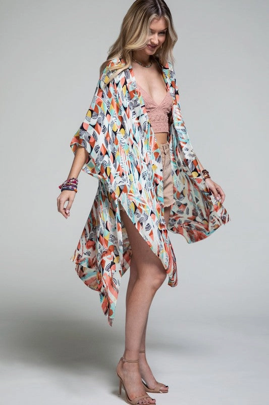 Copa Cabana Open Front Kimono