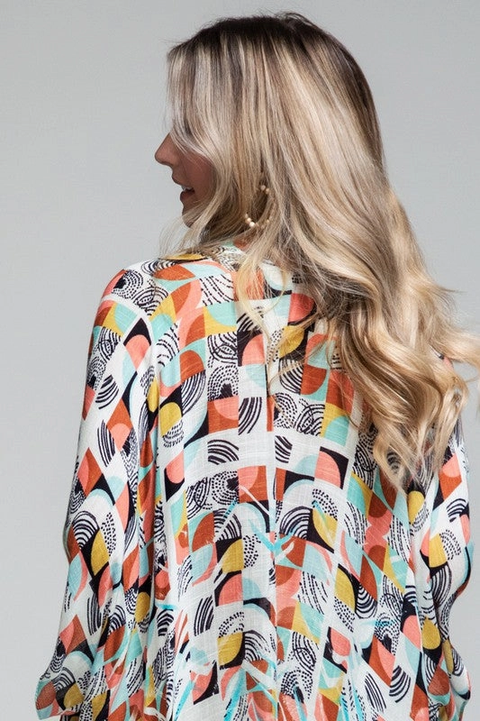 Copa Cabana Open Front Kimono