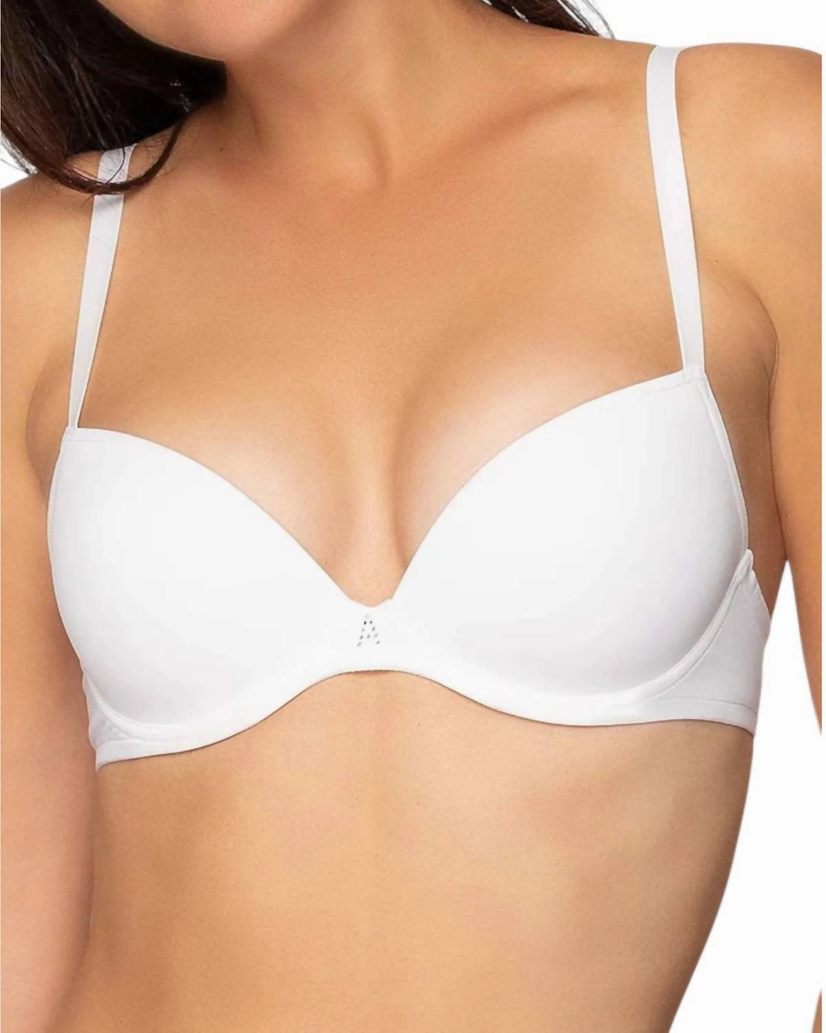 Coque Padded Balcony Bra In White