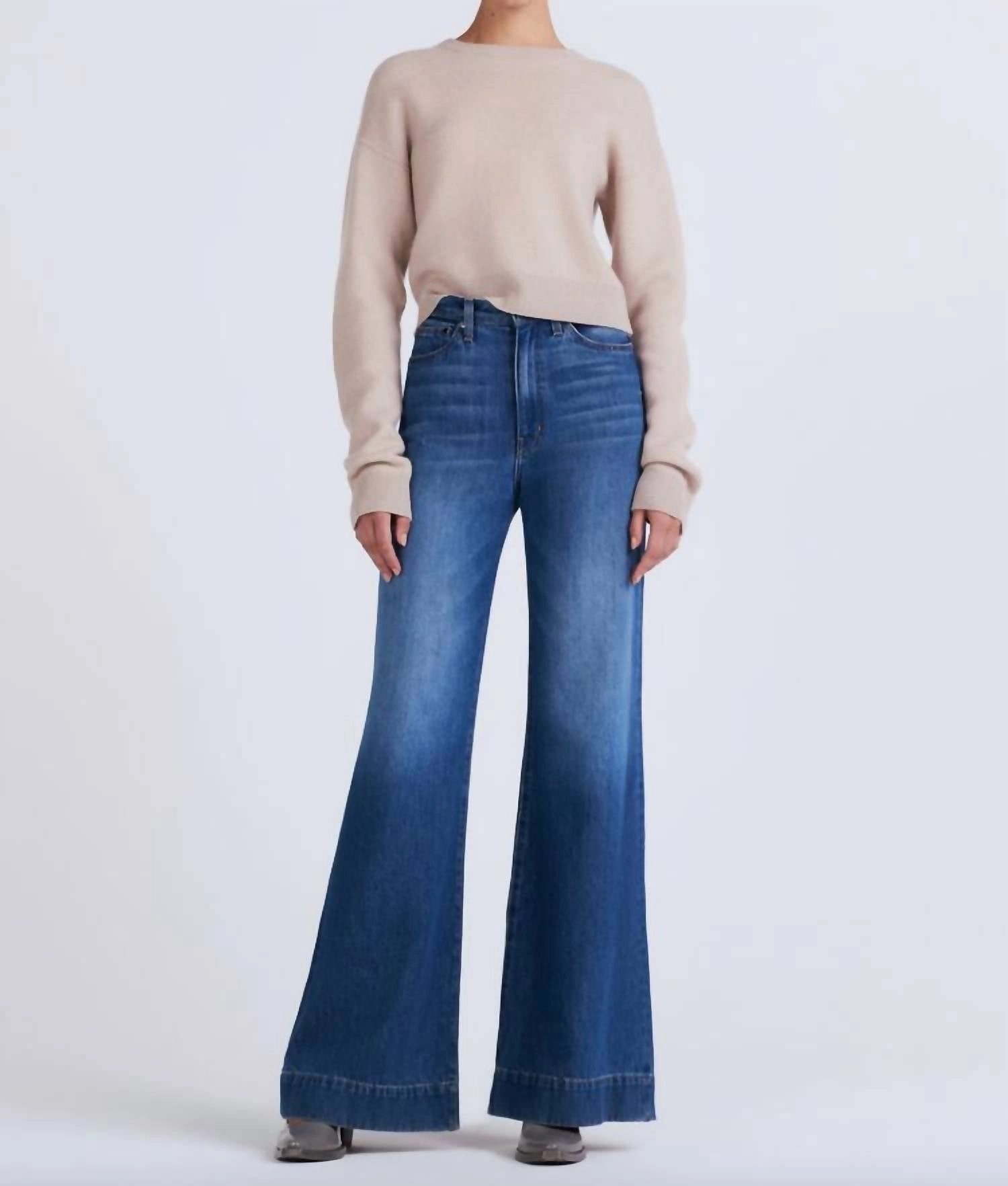 Coralie High Rise Wide Leg In Soho