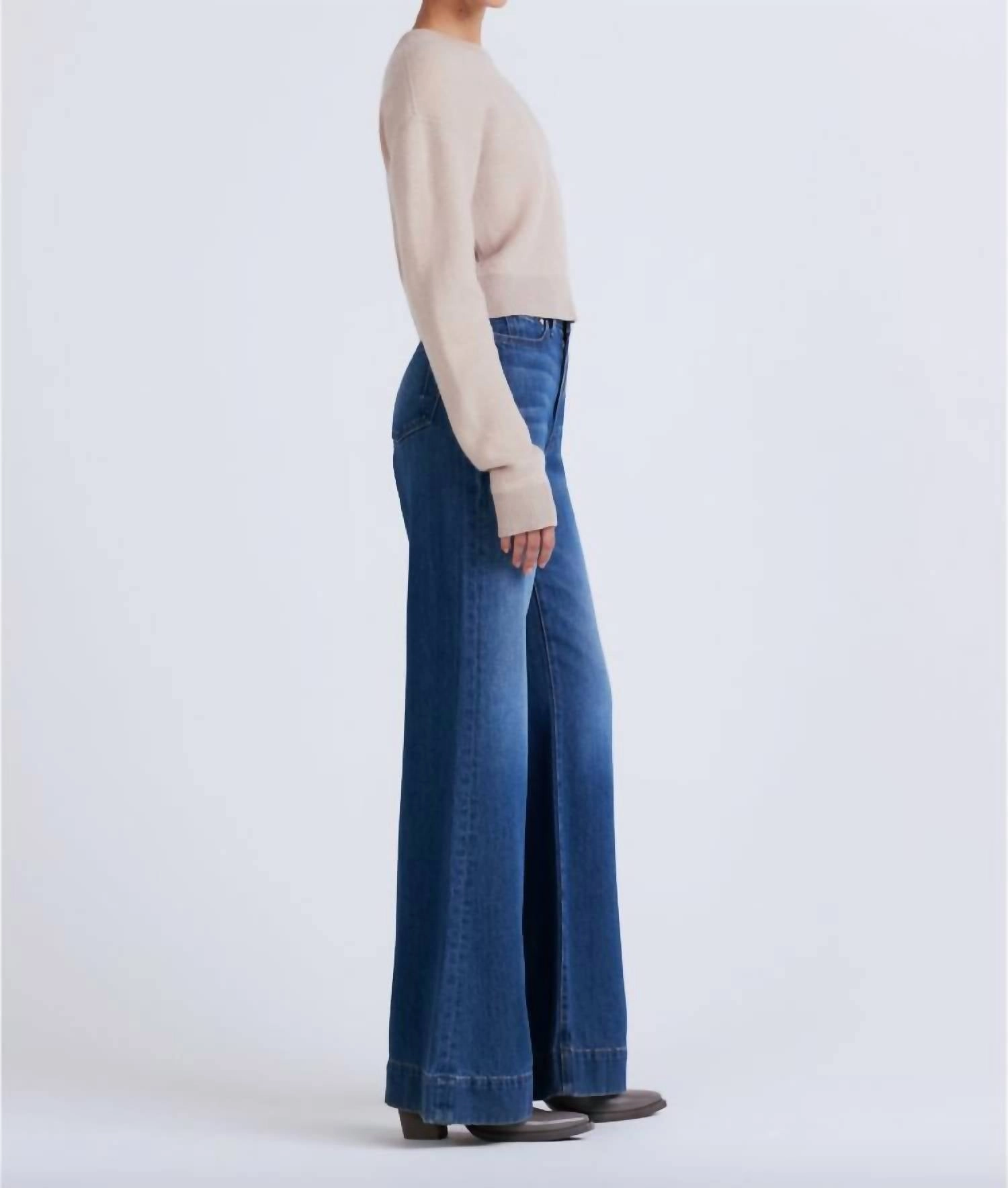 Coralie High Rise Wide Leg In Soho