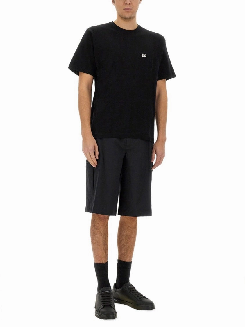 Cotton Cargo Bermuda Shorts