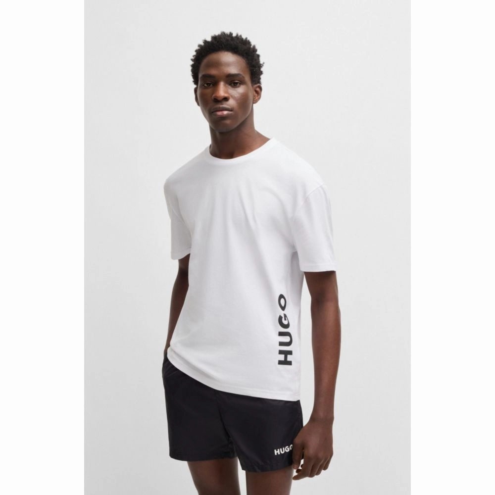 Cotton-jersey T-shirt with SPF 50  UV protection