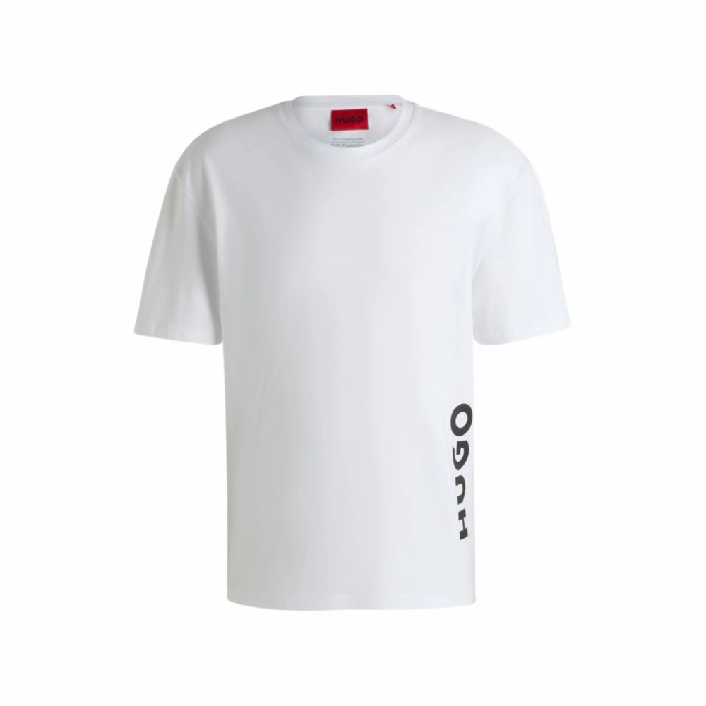 Cotton-jersey T-shirt with SPF 50  UV protection