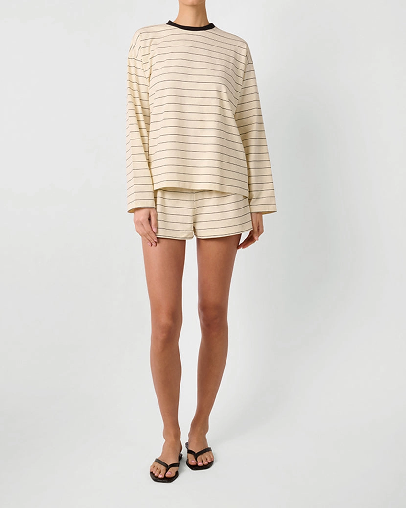 Cotton Knit Pull On Shorts
