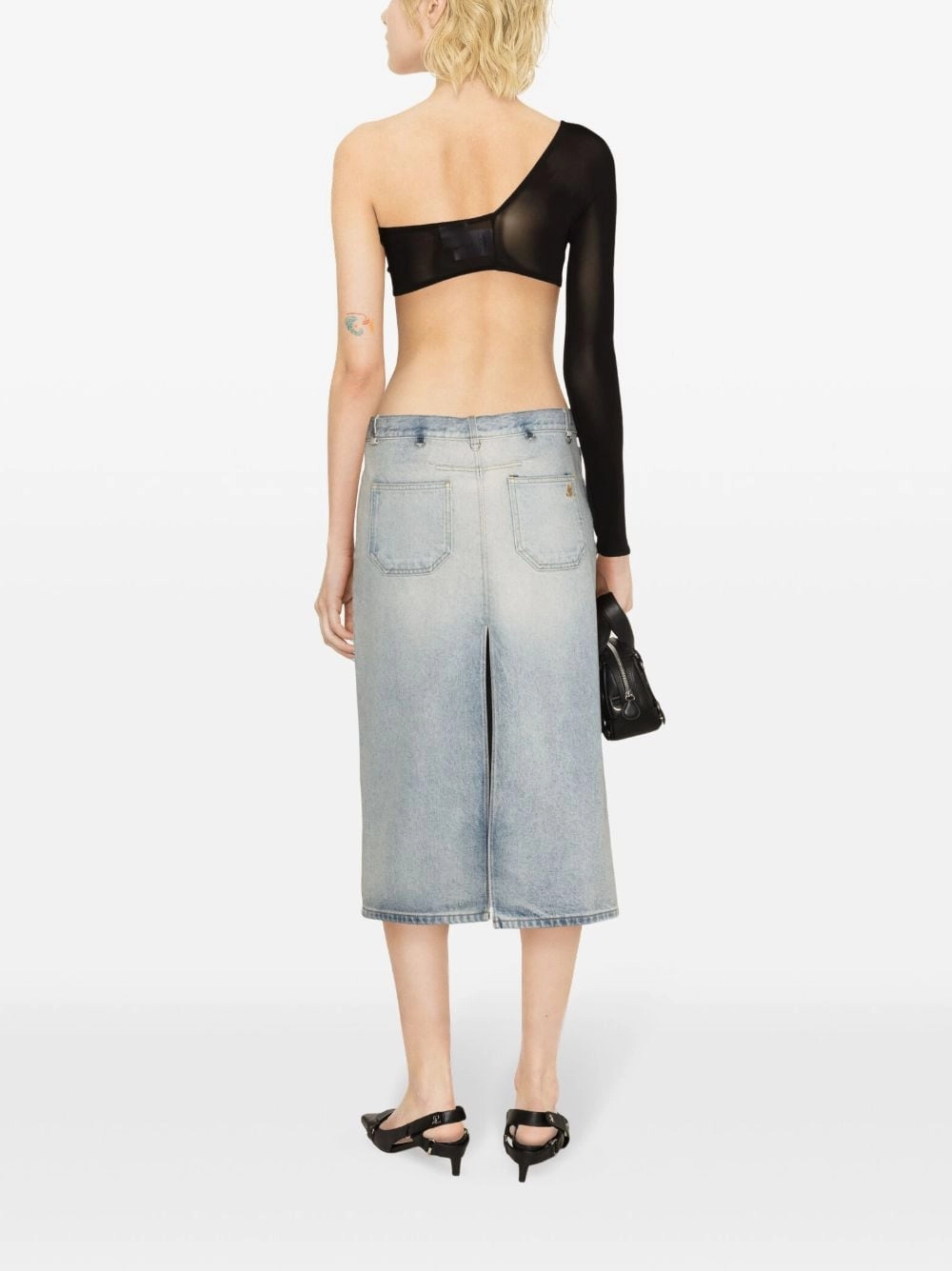 Courreges Pre Women's Skirts Clear blue