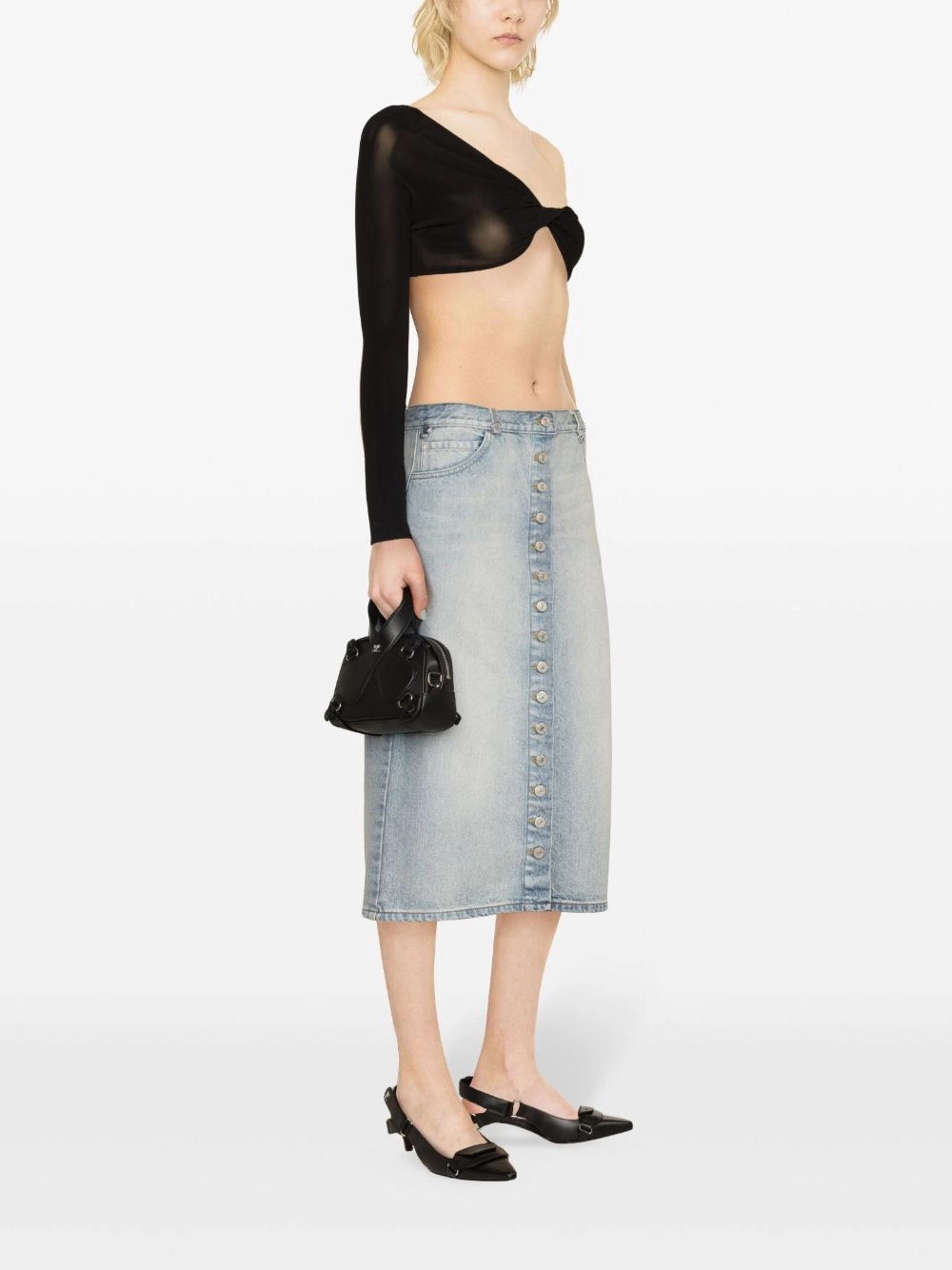 Courreges Pre Women's Skirts Clear blue