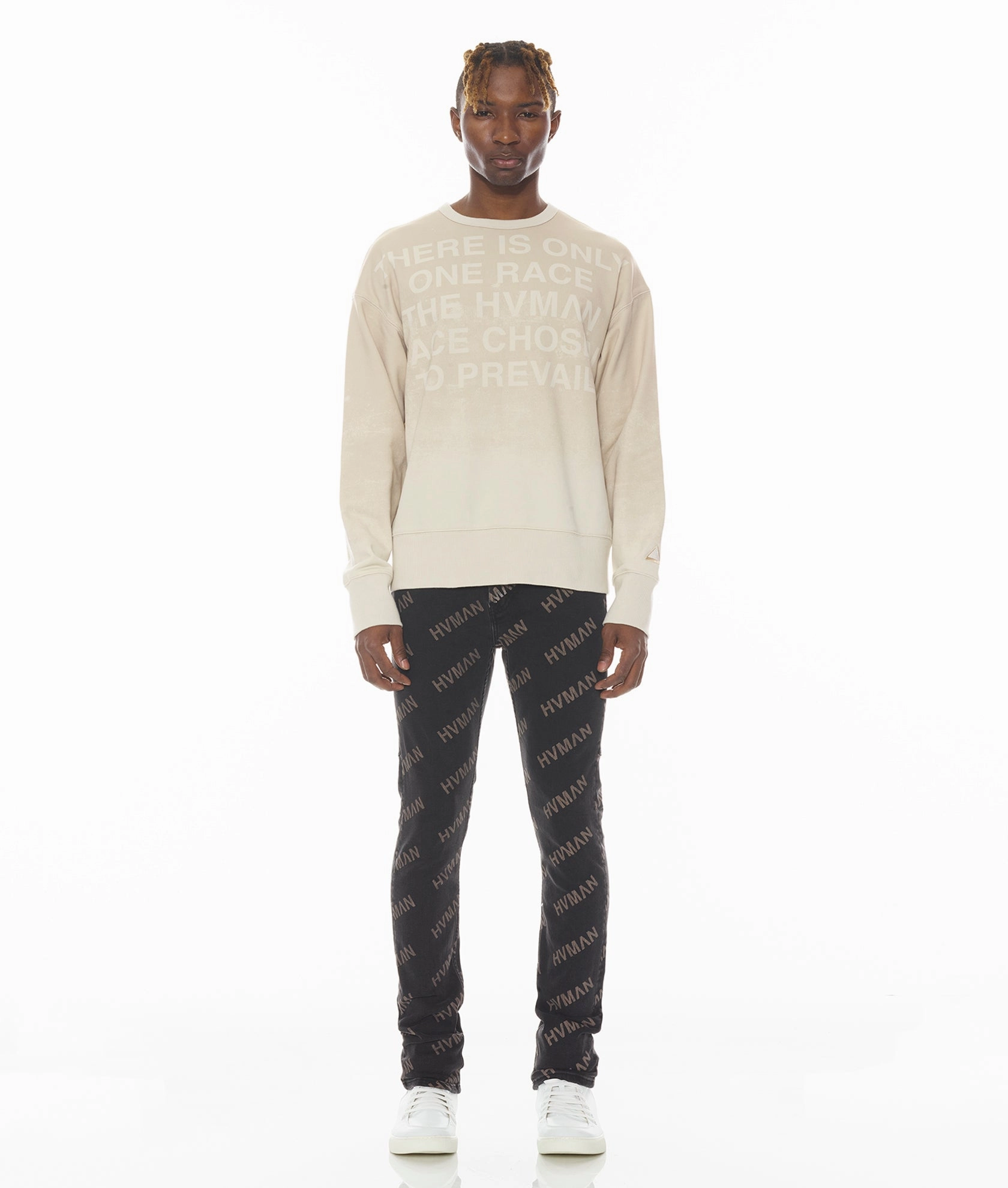 Crew Sweatshirt In Cream