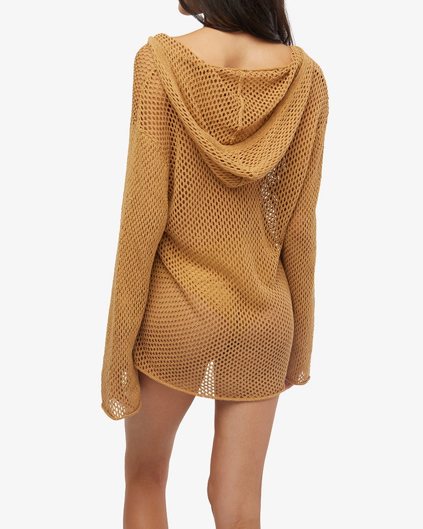 Crochet Hooded Caftan